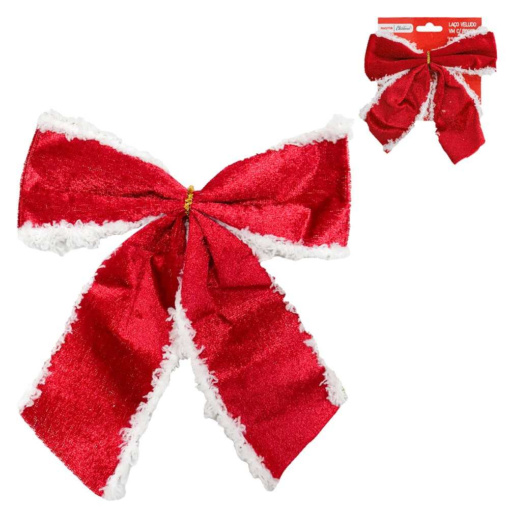 LACO NATAL C/BORDA BRANCA 15X 17CM